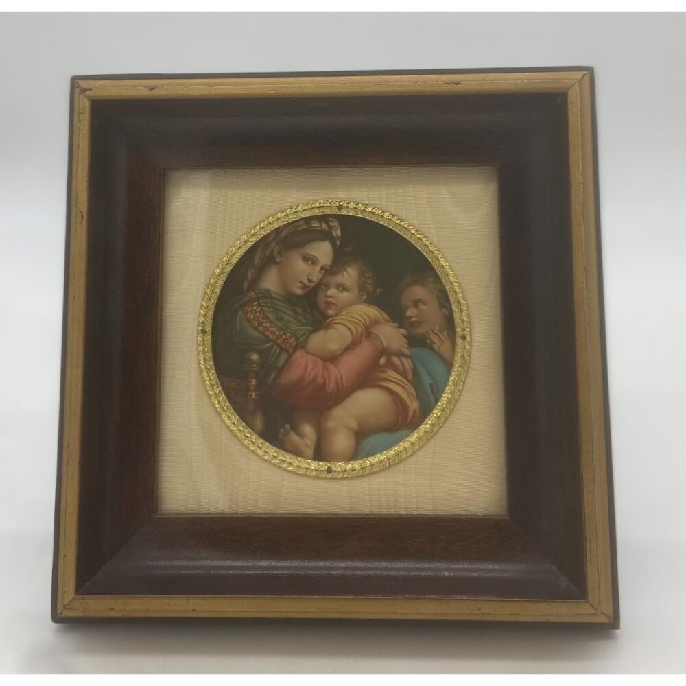 20th Century Reproduction of Raphael’s Madonna della Seggiola